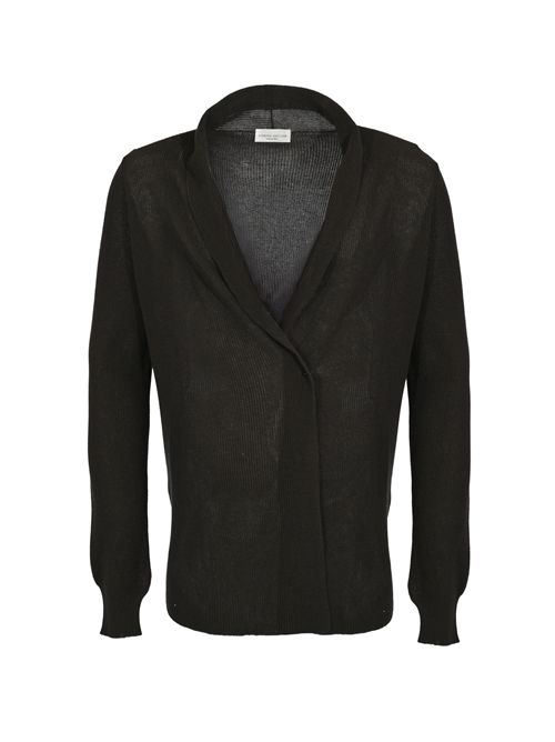 Cardigan in filato di cotone Moro ROBERTO COLLINA | 261MYA1111208